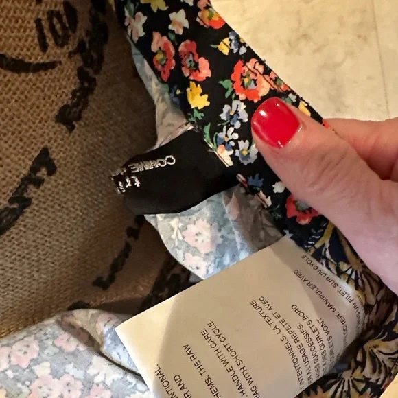Tricot Comme Des Garcons vintage maxi print skirt in cotton